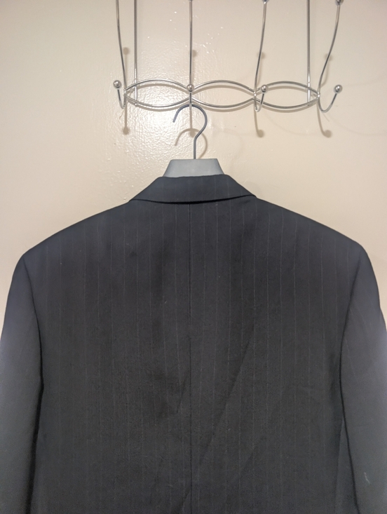 Pierre Balmain Vintage Black St Tropez Blazer with Pinstripes - Picture 7 of 12